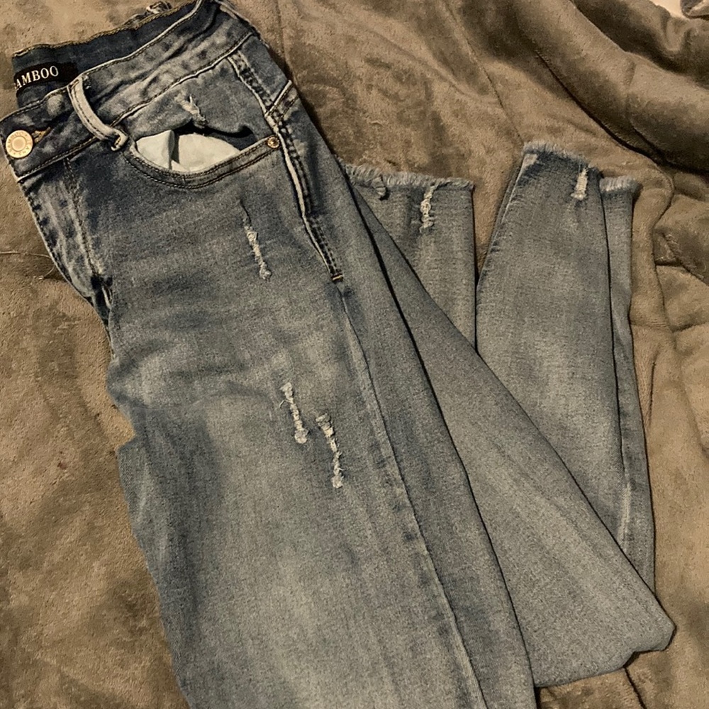 size 7 bamboo jeans